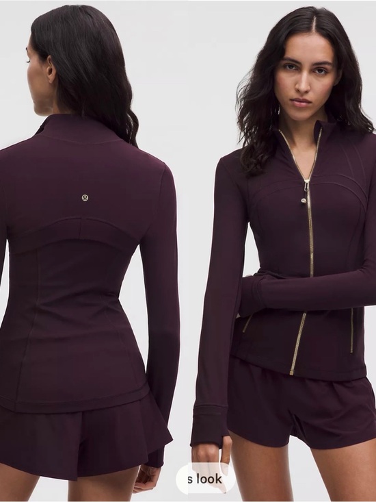 lululemon athletica Jackets & Blazers - NWT Lululemon Define Jacket Nulu in Black Plum Size 6 - Casual Athleisure
